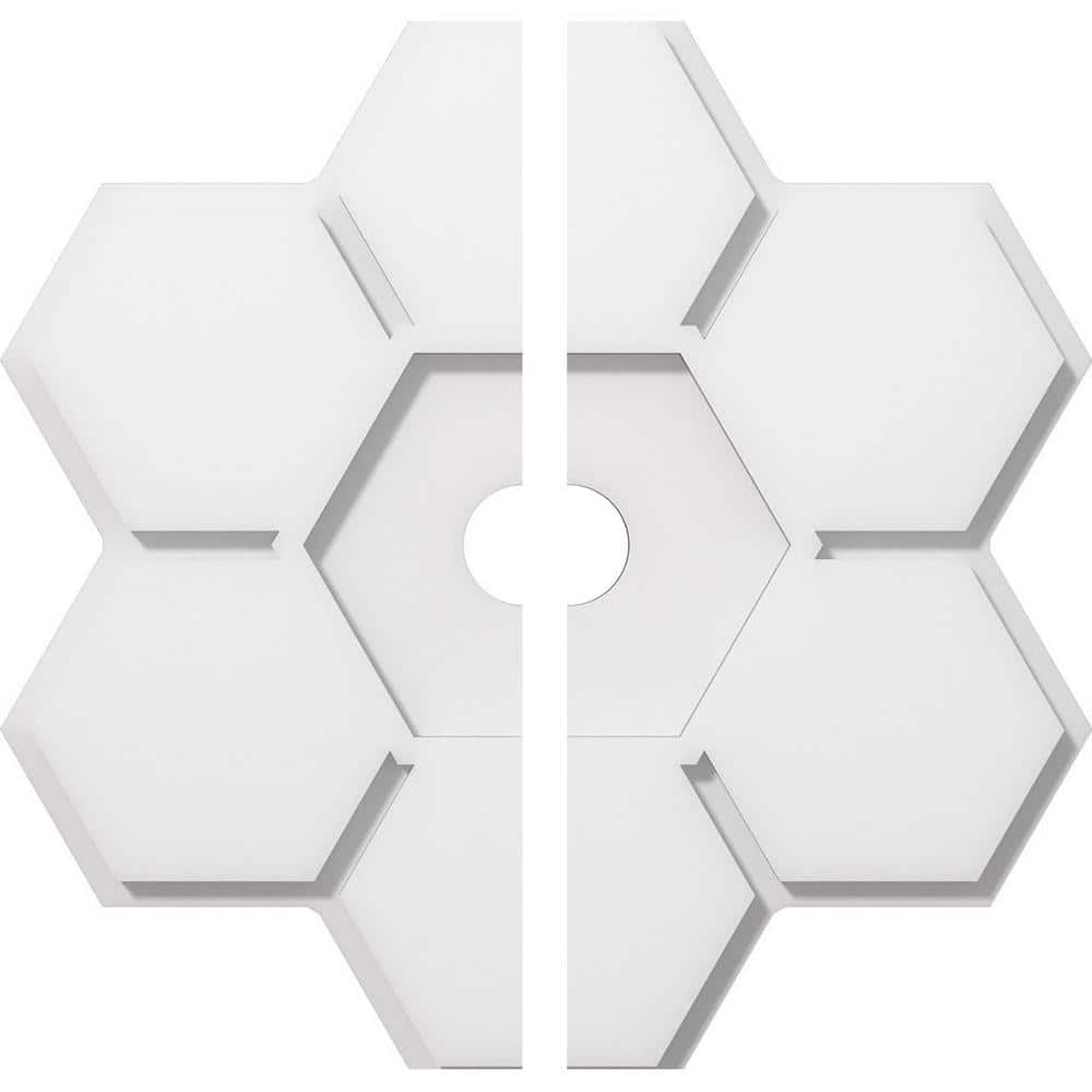 1 in. P X 6-1/4 in. C X 18 in. OD X 2 in. ID Daisy Architectural Grade PVC Contemporary Ceiling Medallion, Two Piece price history on PriceWatchPro