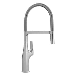 Rivana Single-Handle Semi-Pro Standard Kitchen Faucet in Stainless