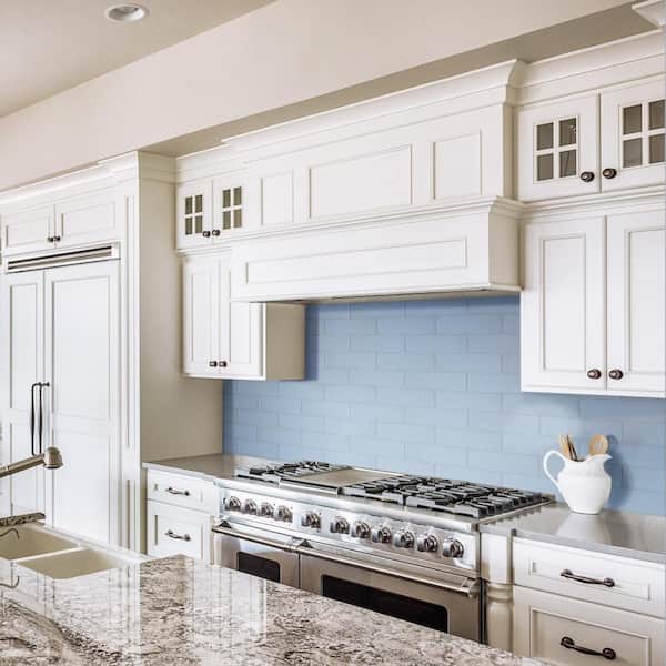 Chalk Azul 3 in. x 11-3/4 in. Ceramic Wall Tile (6.25 sq. ft./Case)