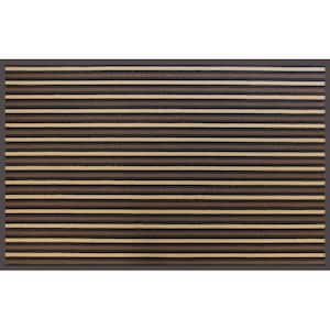 Brown Stripe 36 in. x 60 in. Commercial Door Mat