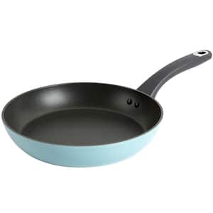 Everyday Bowcroft 9.5 in. Aluminum Nonstick Frying Pan in Dusty Blue