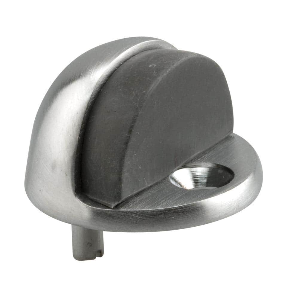 Floor Stop, 1-3/16 in. Tall, Cast Brass Construction, Brushed Chrome price history on PriceWatchPro