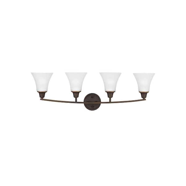 Generation Lighting Metcalf 4-Light Autumn Bronze Wall Sconce