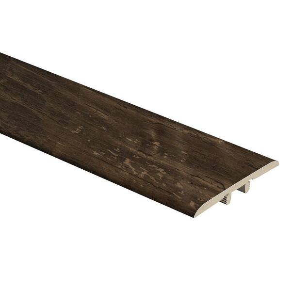 Zamma Normandy Oak Chocolate 5/16 in. Thick x 1-3/4 in. Wide x 72 in. Length Vinyl T-Molding