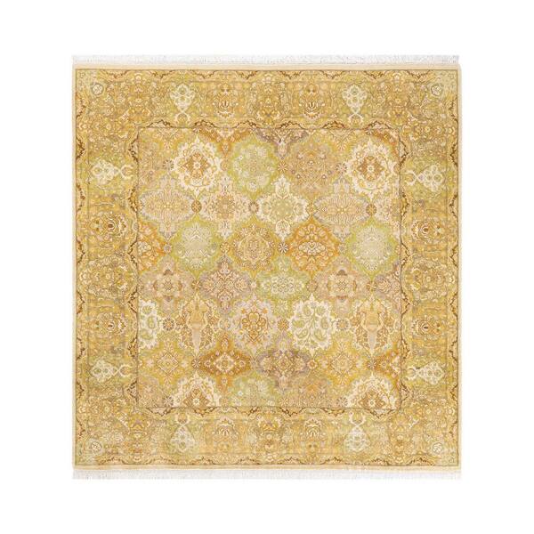 Solo Rugs Mogul One-of-a-Kind Traditional Ivory 6 ft. 1 in. x 6 ft. 4 in. Oriental Area Rug