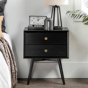 black night stands bedroom