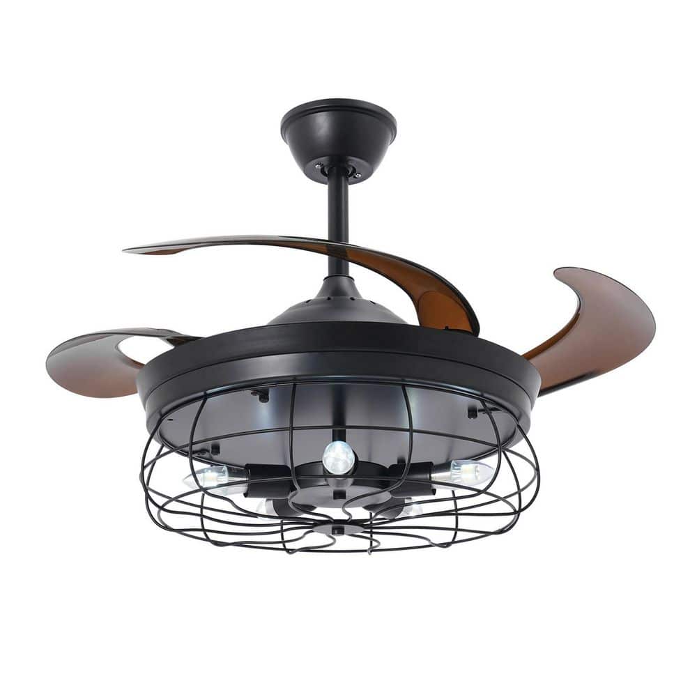 FWL18EX-N（FUKA） FWL18EX-N（FUKA） OUKANING 42 in. 5-Light Indoor Black