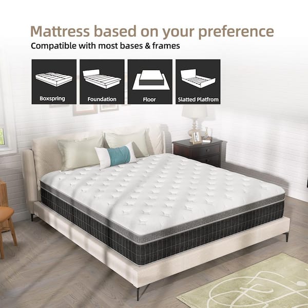 Twin Medium Hybrid 10 in. Bed-in-a-Box Mattress