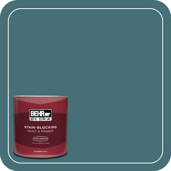 BEHR ULTRA 1 qt. #520F-6 Cathedral Extra Durable Flat Interior Paint & Primer