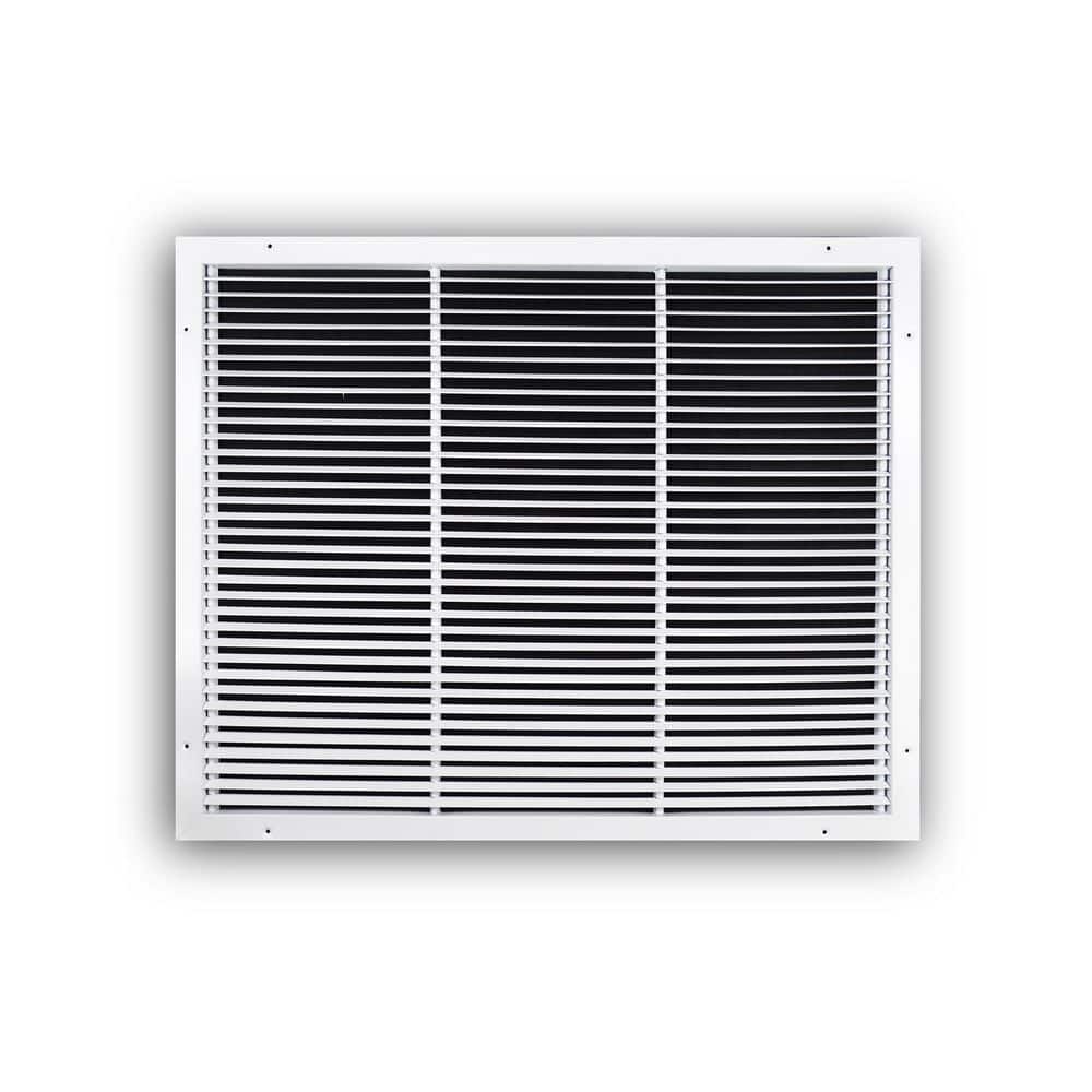 30 in. x 24 in. Steel Fixed Bar Type Return Air Grille in White price history on PriceWatchPro