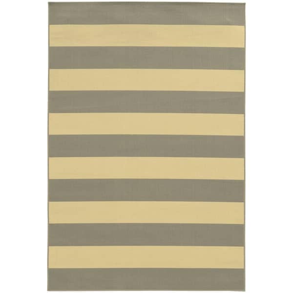 Nantucket Grey 9 ft. x 13 ft. Area Rug