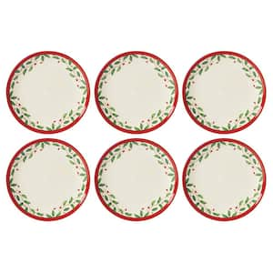 Holiday Ivory Accent Plate (Set of6)