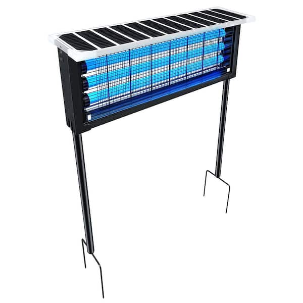 18-Watt Solar Outdoor Electronic Mosquito and Fly Bug Zapper Repellent-Covers up to 4,000 sq. ft. (1-Pack)