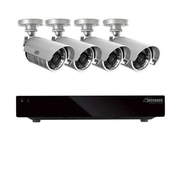 Defender 4-Channel 1TB DVR with (4) 600TVL SVAT Series Cameras