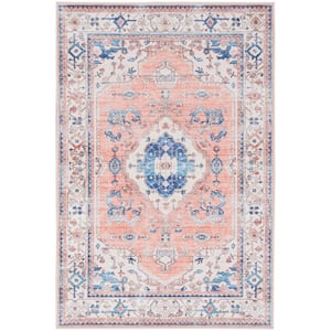 Fulton Coral 2 ft. x 3 ft. Vintage Persian Traditional Kitchen Area Rug