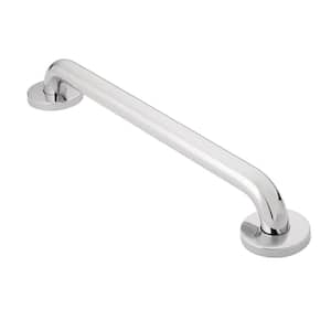 Home Care 24 in. x 1-1/4 in. Concealed Screw Grab Bar with SecureMount in Polished Stainless Steel