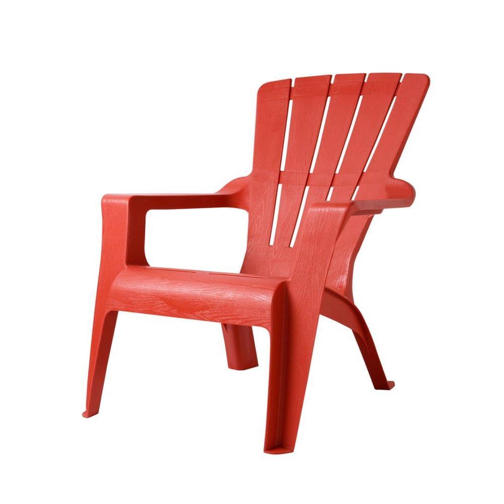 Chili Patio Adirondack Chair 167073 The Home Depot   Plastic Adirondack Chairs 167073 64 1000 