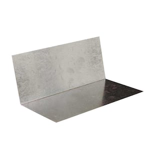 4 in. 4 in. x 8 in. Galvanized Steel Step Flashing