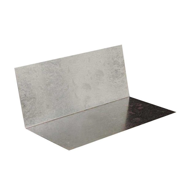 Gibraltar Building Products 4 in. 4 in. x 8 in. Galvanized Steel Step Flashing