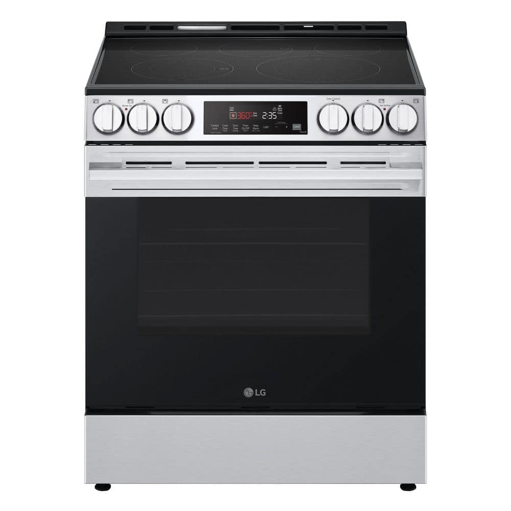 30 in. 6.3 cu. ft. Smart Electric Range with Fan Convection, Air Fry & Easy