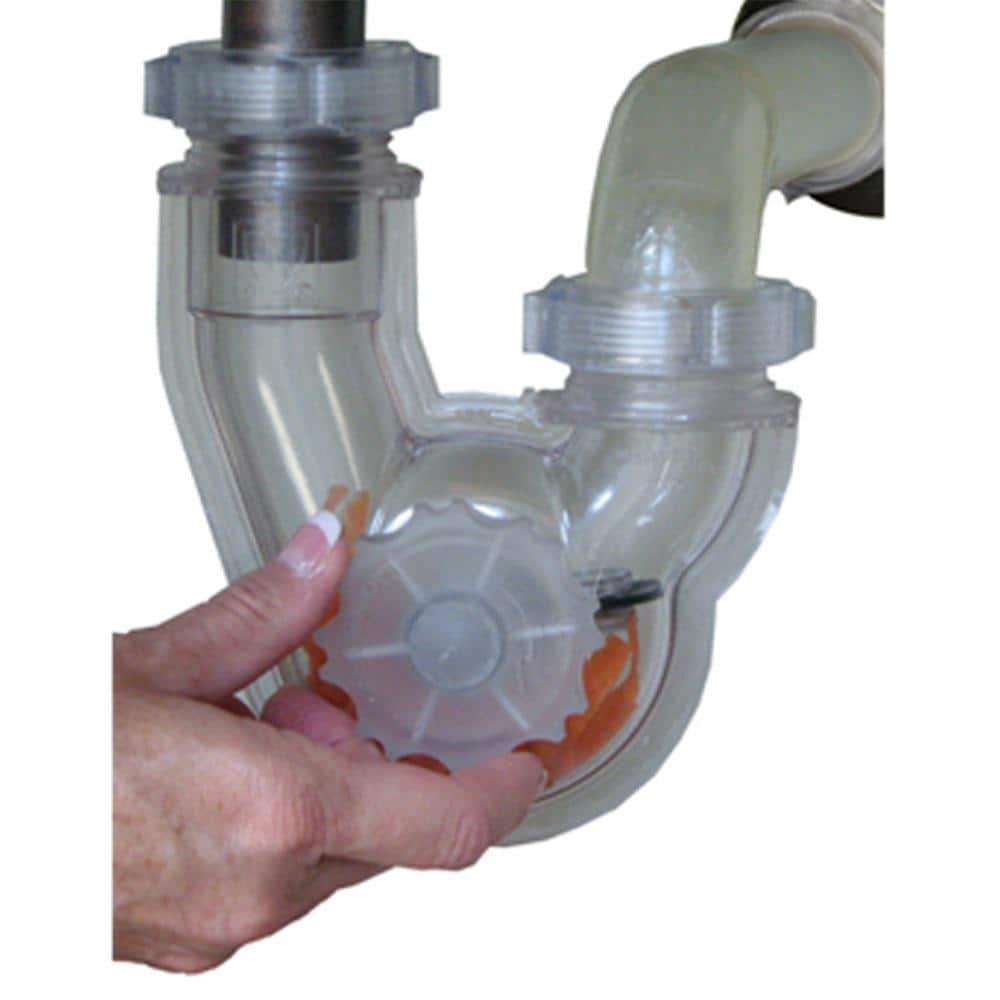 PermaFLOW Transparent Plastic P-Trap with Waste Arm