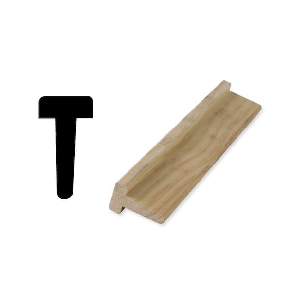Woodgrain Millwork WM 1305 1-1/4 in. x 2 in. x 84 in. Solid Pine T-Astragal Moulding