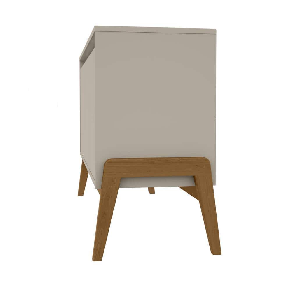 Gales 48.5 Inch Greige and Eucalyptus Mid-Century Modern Sideboard