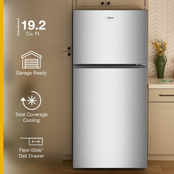 Whirlpool 30 in. 19 cu. ft. Freestanding Top Freezer Refrigerator