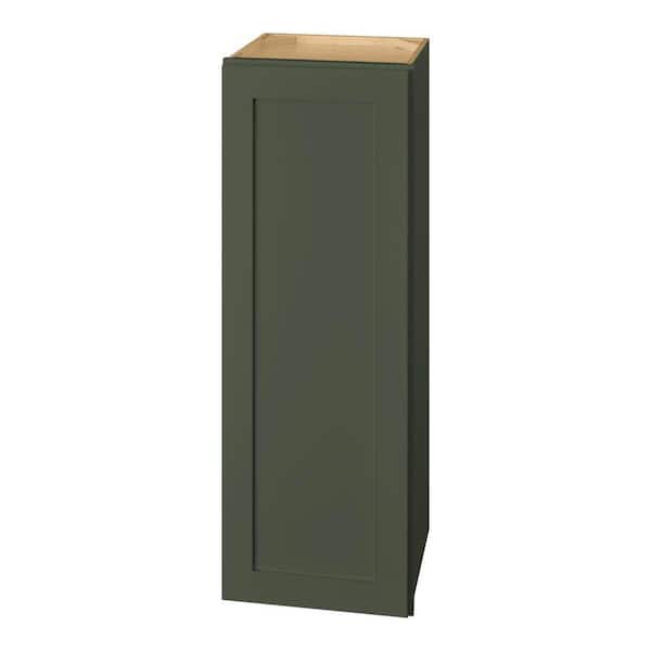Avondale 15 in. W x 12 in. D x 42 in. H Ready to Assemble Plywood Shaker Wall Kitchen Cabinet in Fern Green