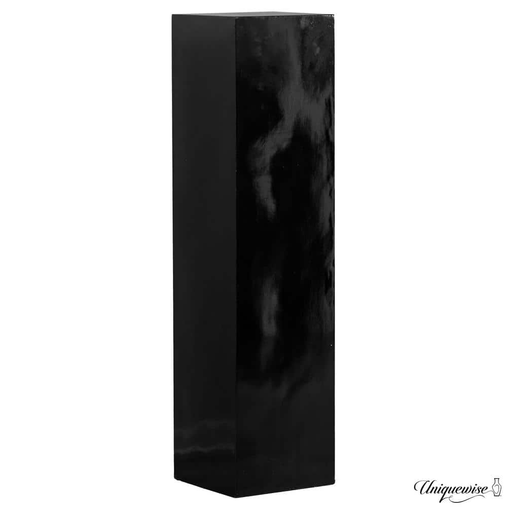 Uniquewise 51 in. Black Fiberglass Pedestal Backdrop StandStylish