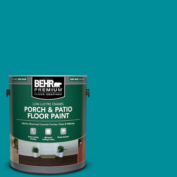 1 gal. #P470-6 Bella Vista Low-Lustre Enamel Interior/Exterior Porch and Patio Floor Paint
