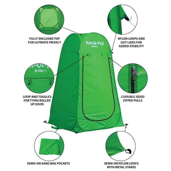 Green for sale online Gigatent ST 002 Pop-Up Pod Changing Tent with Carry Bag