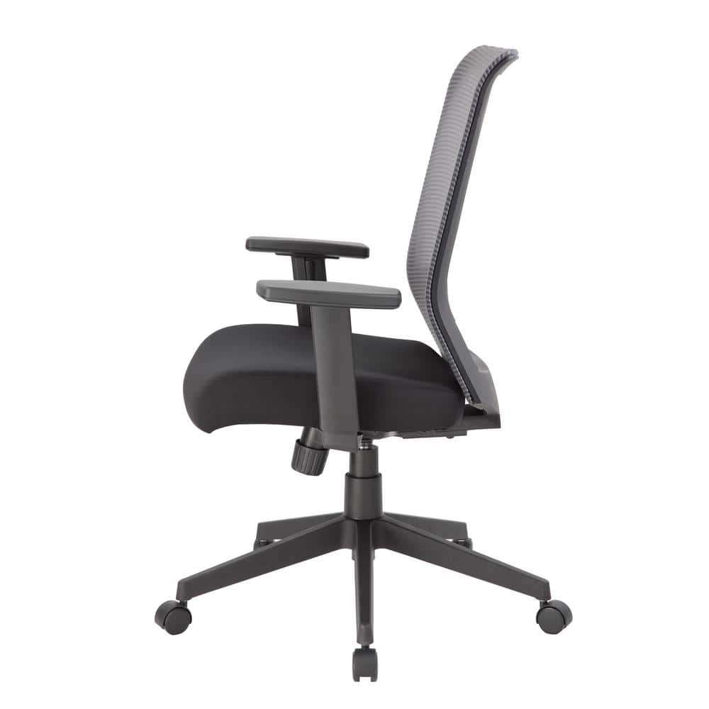 ErgoFlex Adjustable Mesh Task Chair with Synchro-Tilt in Grey/Black
