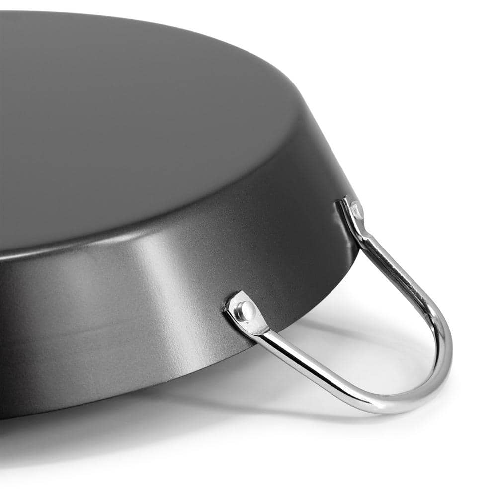 Oster 16-inch Dark Gray Carbon Steel Paella Pan