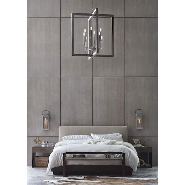 Union Square Collection 1-Light Stainless Steel Clear Flat Glass Farmhouse Outdoor Large Wall Lantern Light