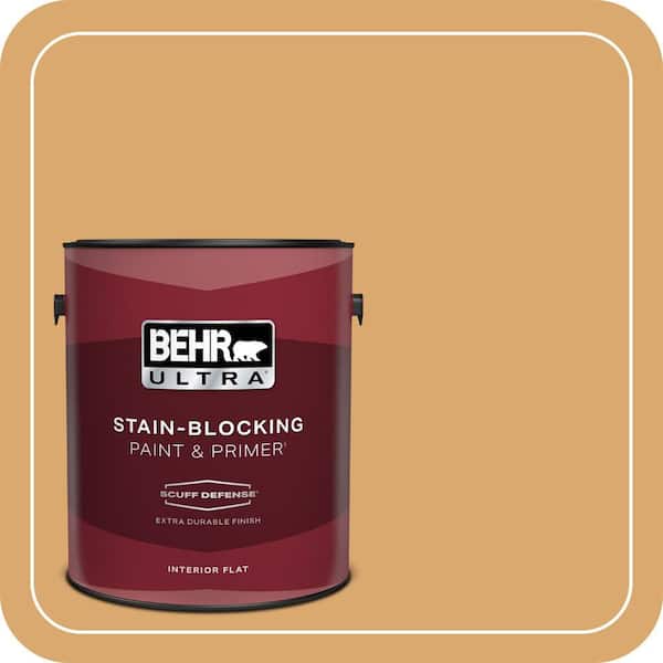 BEHR ULTRA 1 gal. #ICC-70 Flower Field Extra Durable Flat Interior Paint & Primer