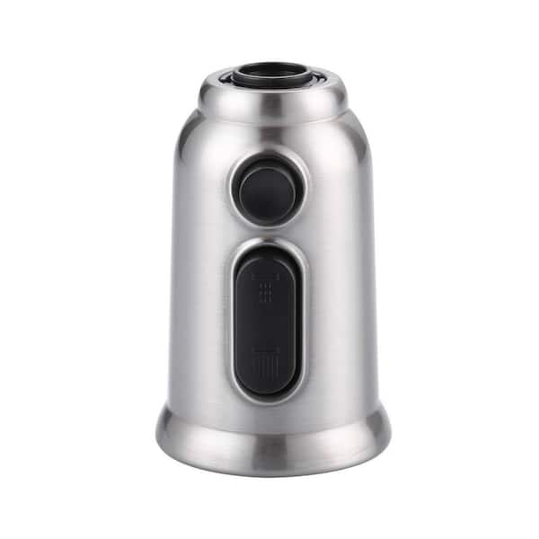 VEVETTA 3-Function Kitchen Faucet Spray Head Replacement in Brushed Nickel