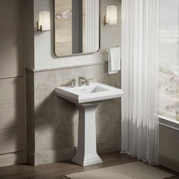 KOHLER Memoirs Ceramic Lavatory Pedestal in White K-R2267-0