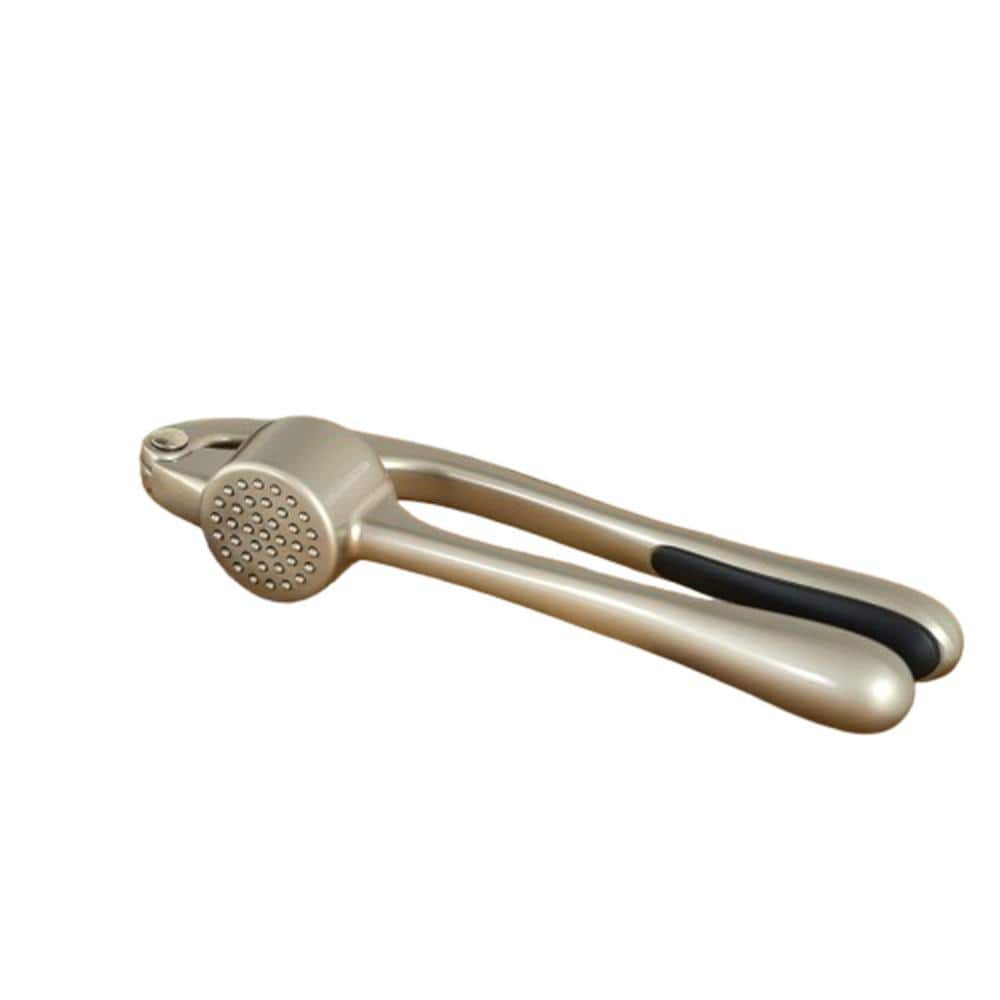 2-in-1 Garlic Press and Peeler Set Kitchen Tools with Soft, Ergonomic Handl