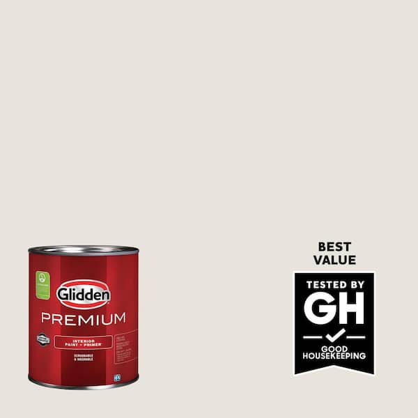 Glidden Premium 1 qt. PPG1021-1 Mountain Gray Flat Interior Latex Paint