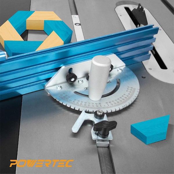 24 in. x 3 in. Table Saw Precision Miter Gauge System Multi-Track Fence with 27 Angle Stops
