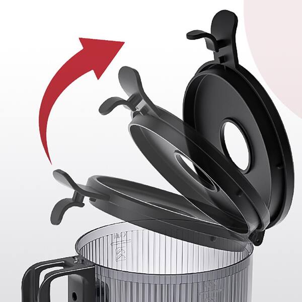 amzchef 250W 68 oz. Gray Masticating Juicer w/ 6 in. Wide Feed