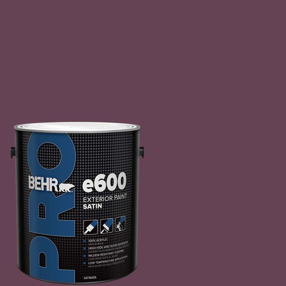 BEHR PRO 1 gal. #S-G-690 Delicious Berry Satin Exterior Paint PR64301 ...