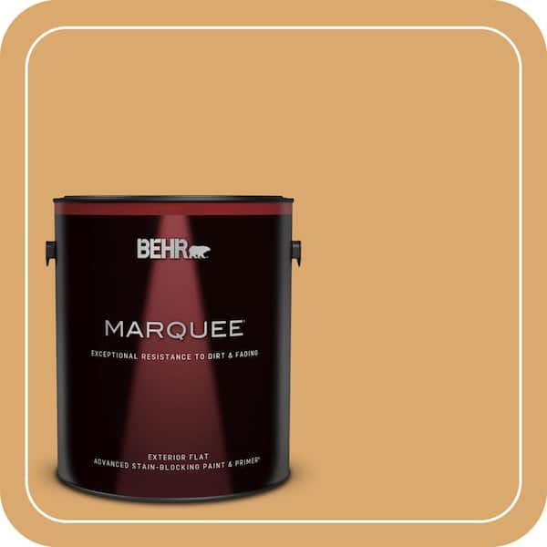 BEHR MARQUEE 1 gal. #ICC-70 Flower Field Flat Exterior Paint & Primer