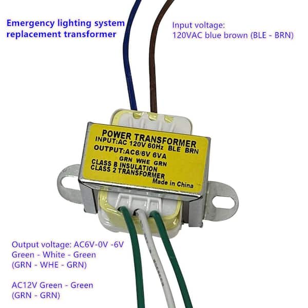 Yichuhaoxi Replacement Transformer 120V AC to 6V-0V-6V 12V Output