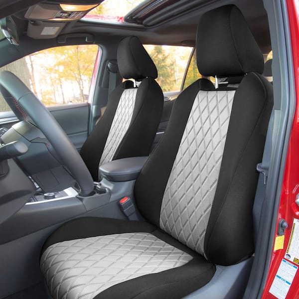 Fh Group Neosupreme Custom Fit Seat Covers For 2019 2022 Toyota Rav4 Le To Xle Limited Dmcm5011gray Full - Waterproof Seat Covers For Toyota Rav4