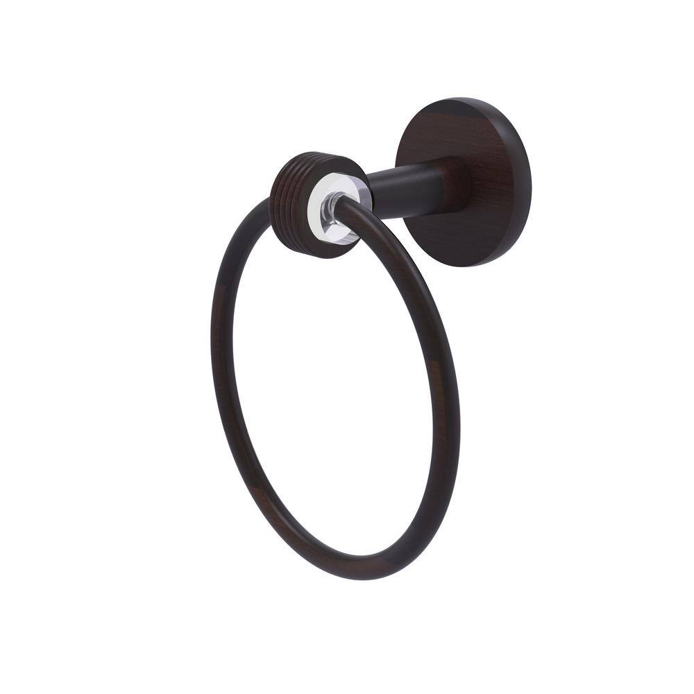 Clearview Collection Wall Mounted Towel Ring with Groovy Accents in Venetian Bronze price history on PriceWatchPro