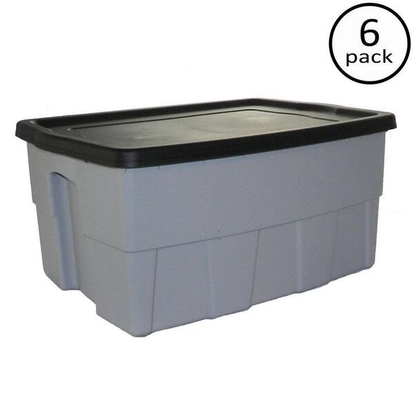 Centrex Plastics 12-Gal. Dura Box Storage Bin (6-Pack)