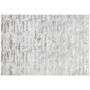 "Milano Home" Woven Silver 2 ft. x 3 ft. Area Rug