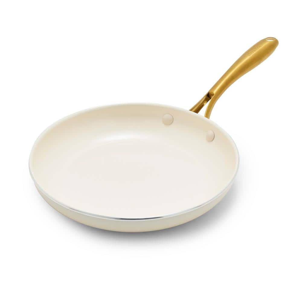 GreenPan Studio 10 in. Ceramic Nonstick Frypan in Linen